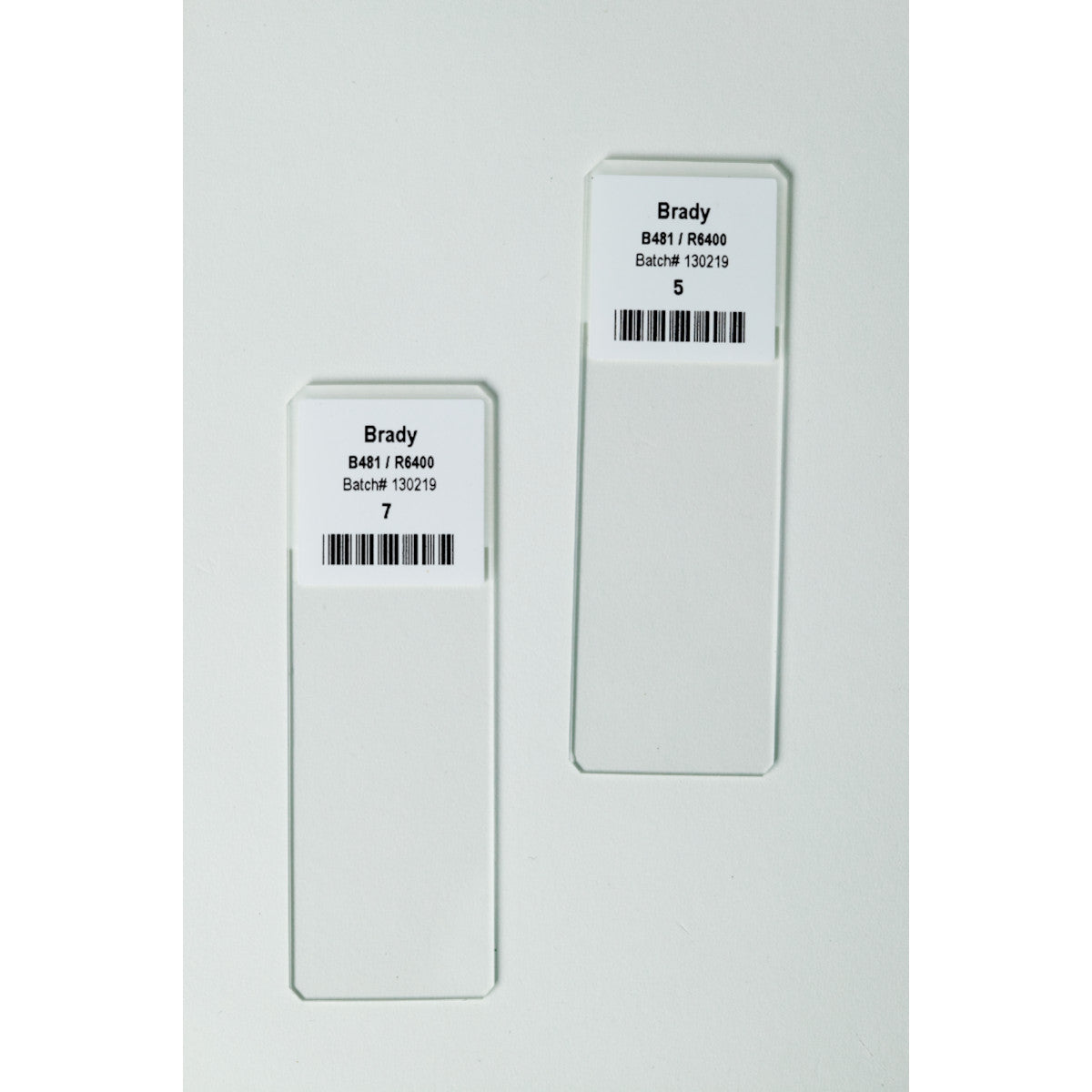 019261 - Etichette per codici a barre in poliestere bianco opaco core 76 mm ROTOLO DA 1000 ETICHETTE