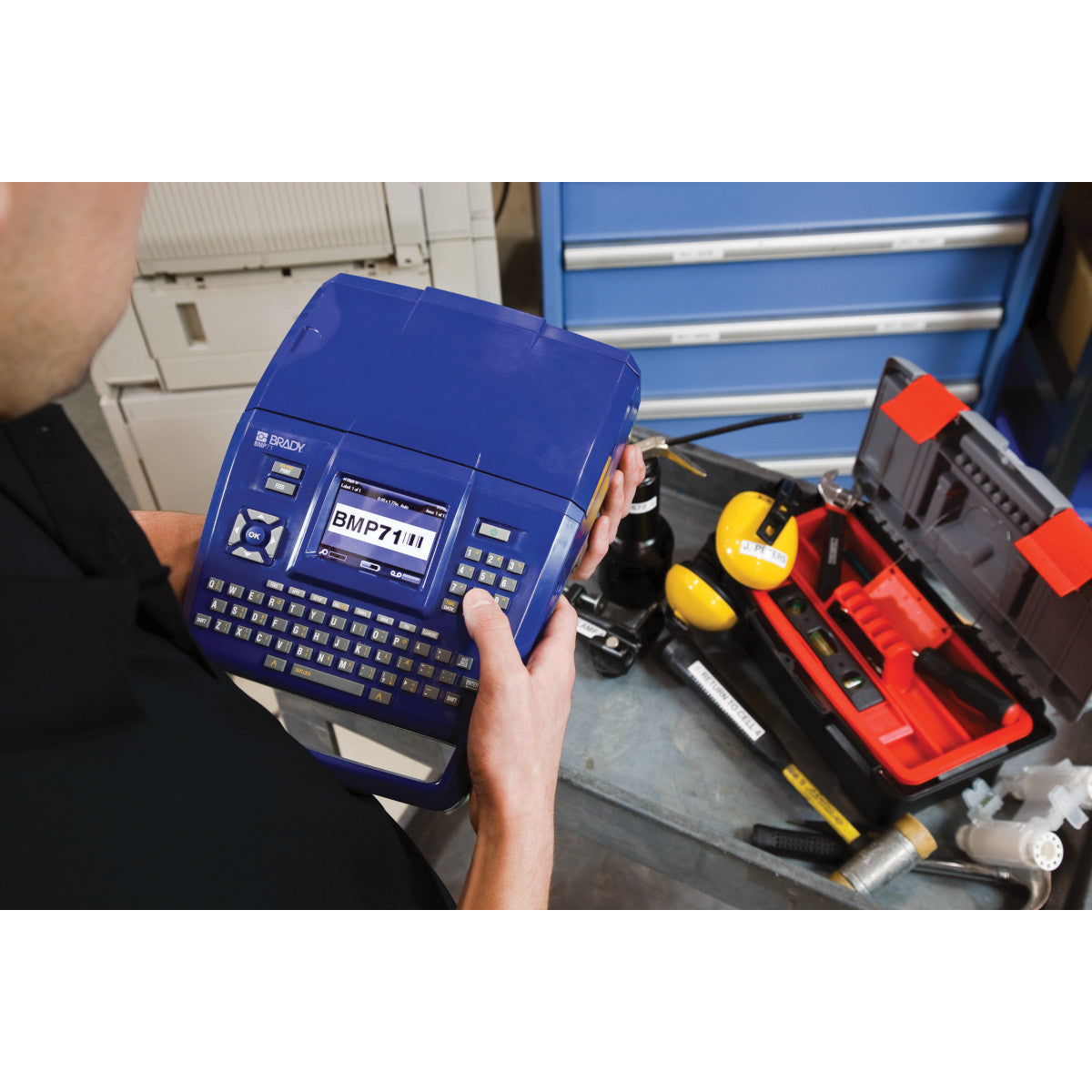 306861 - Stampante per etichette BMP71 – AZERTY con Suite LAB per Brady Workstation