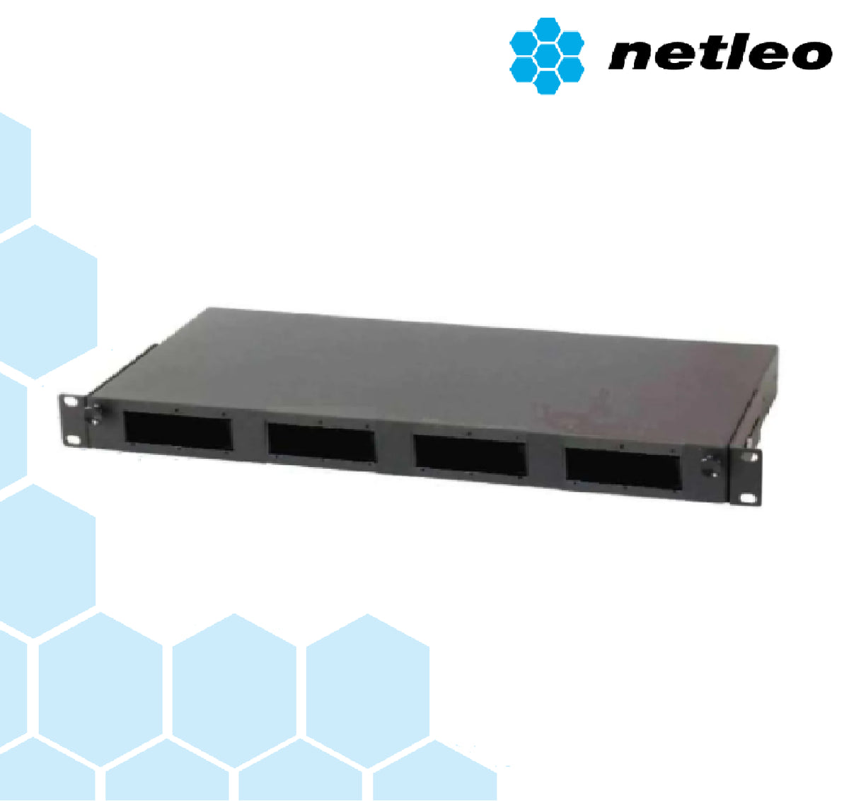 Cassetto ottico MPO/MTP™ 19” 1U per 4 moduli scarico