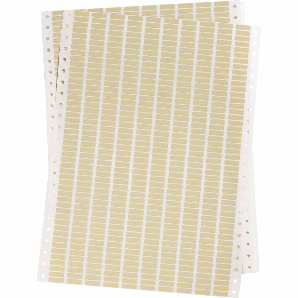 028922 - Etichette in poliimmide ambra per alte temperature DATAB PACCO DA 10000 ETICHETTE