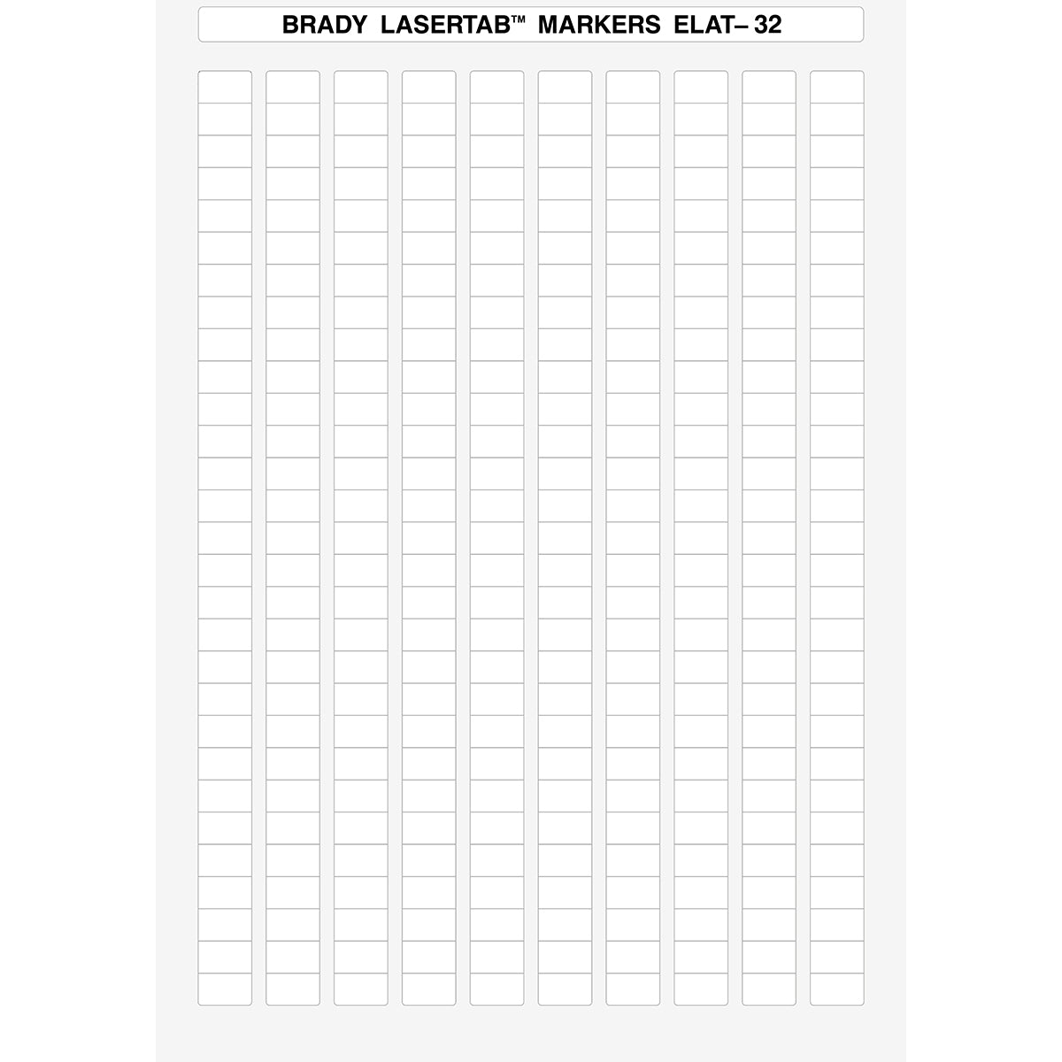 014389 - Fogli A4 di etichette in poliestere LaserTab PACCO DA 10050 ETICHETTE