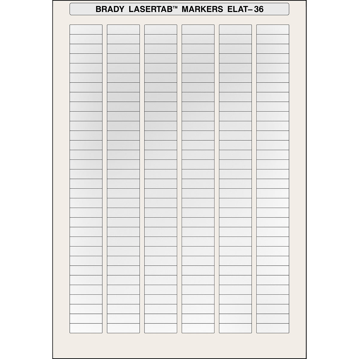 014394 - Fogli A4 di etichette in poliestere LaserTab PACCO DA 10176 ETICHETTE