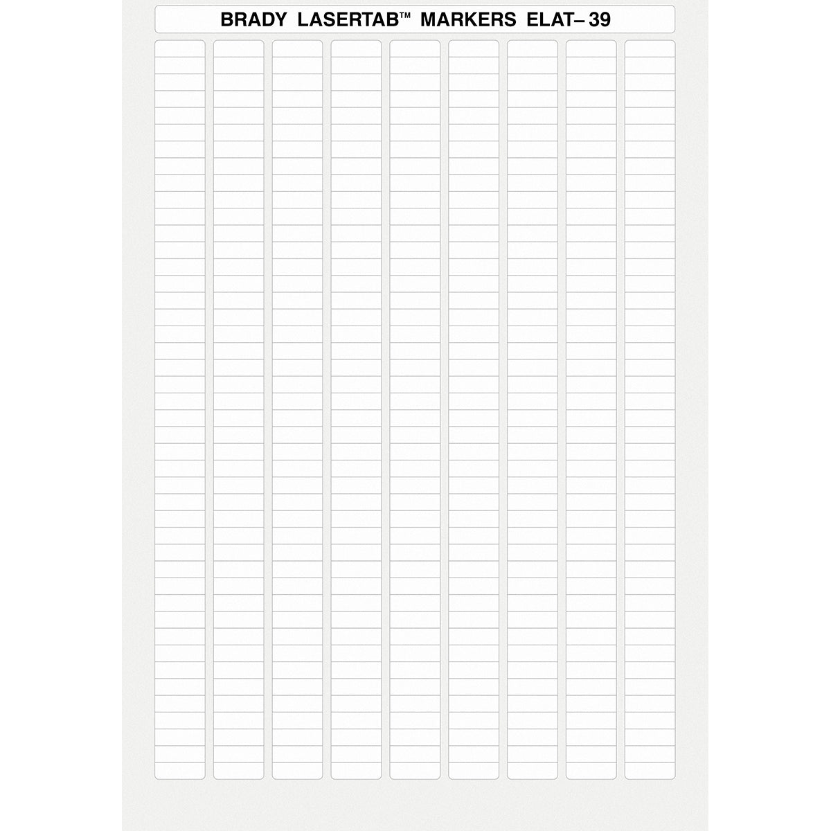 014401 - Fogli A4 di etichette in poliestere LaserTab PACCO DA 10296 ETICHETTE