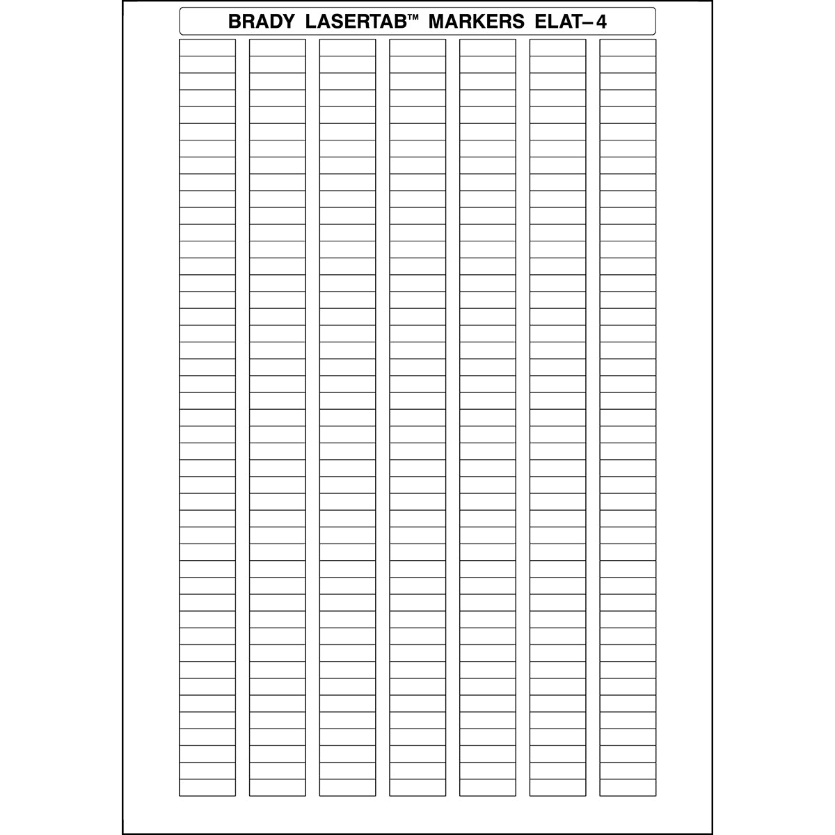 029825 - Fogli A4 di etichette in poliestere LaserTab PACCO DA 10080 ETICHETTE