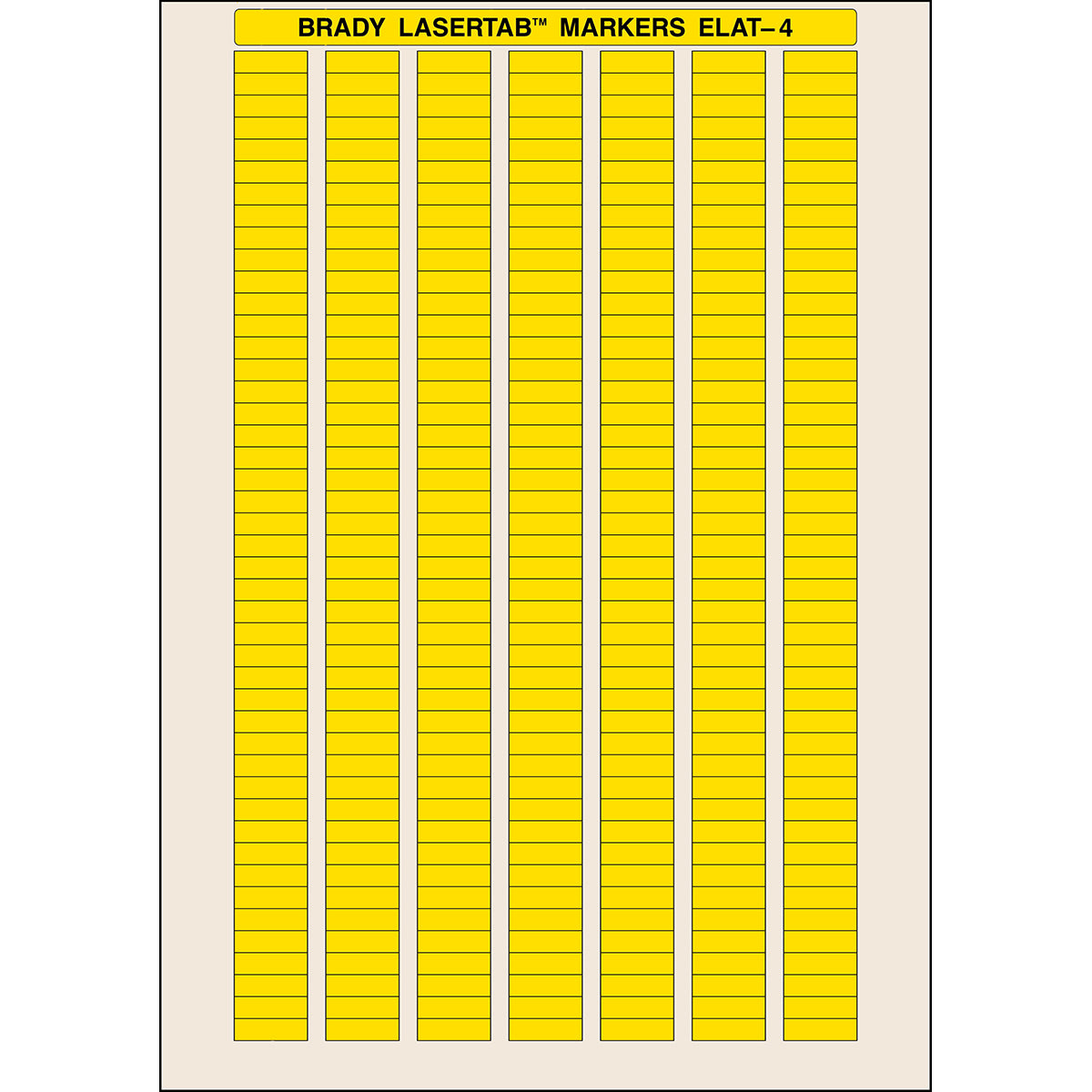 029826 - Fogli A4 di etichette in poliestere LaserTab PACCO DA 10080 ETICHETTE