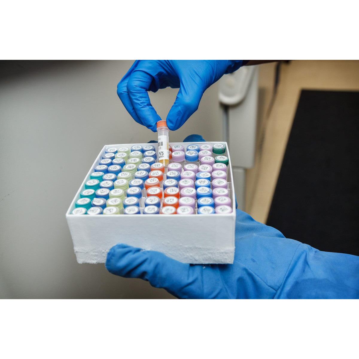 805916 - Etichette per laboratori in poliestere resistente a sostanze chimiche core 76 mm ROTOLO DA 3000 ETICHETTE