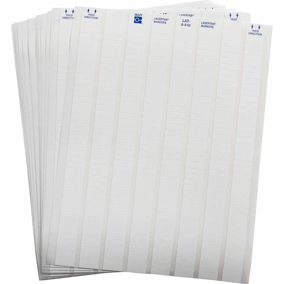 029760 - Etichette in poliolefina antimanomissione serie LaserTab PACCO DA 10234 ETICHETTE