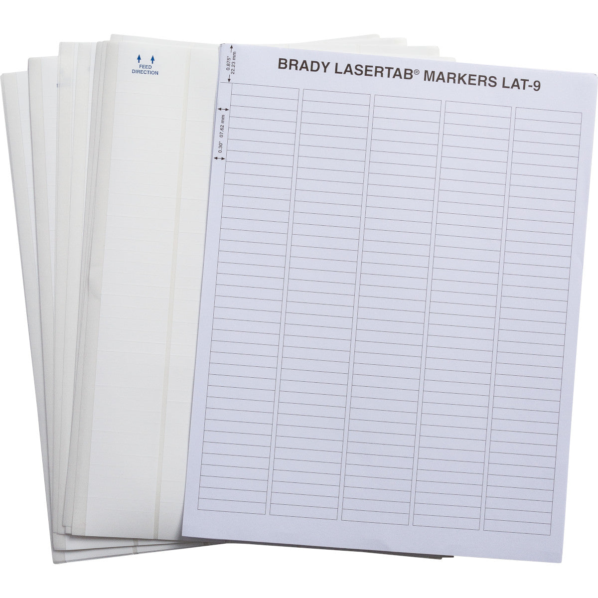 029724 - Etichette in poliestere serie LaserTab PACCO DA 10070 ETICHETTE