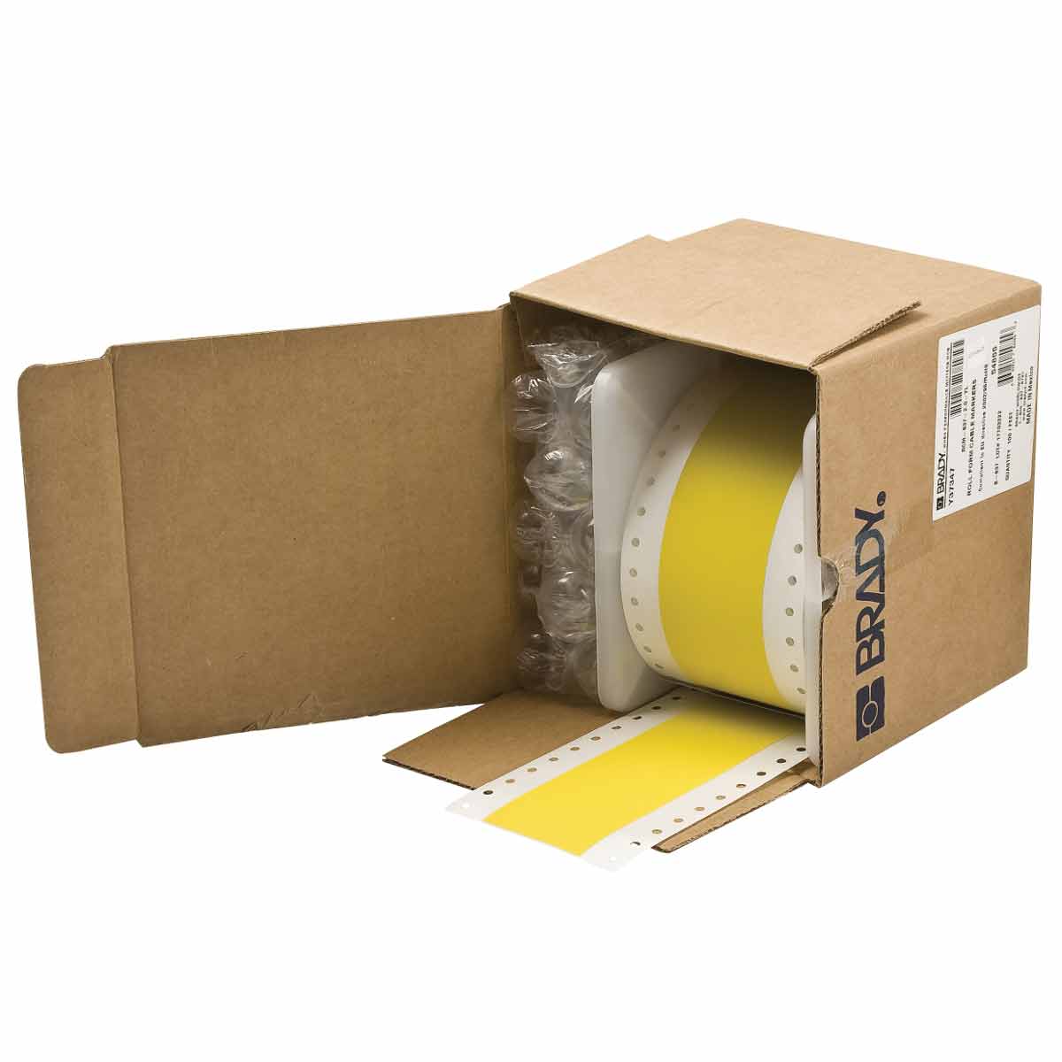 054854 - Etichette in fluoruro di polivinile Tedlar BradyWrap ROTOLO DA 1 ETICHETTA