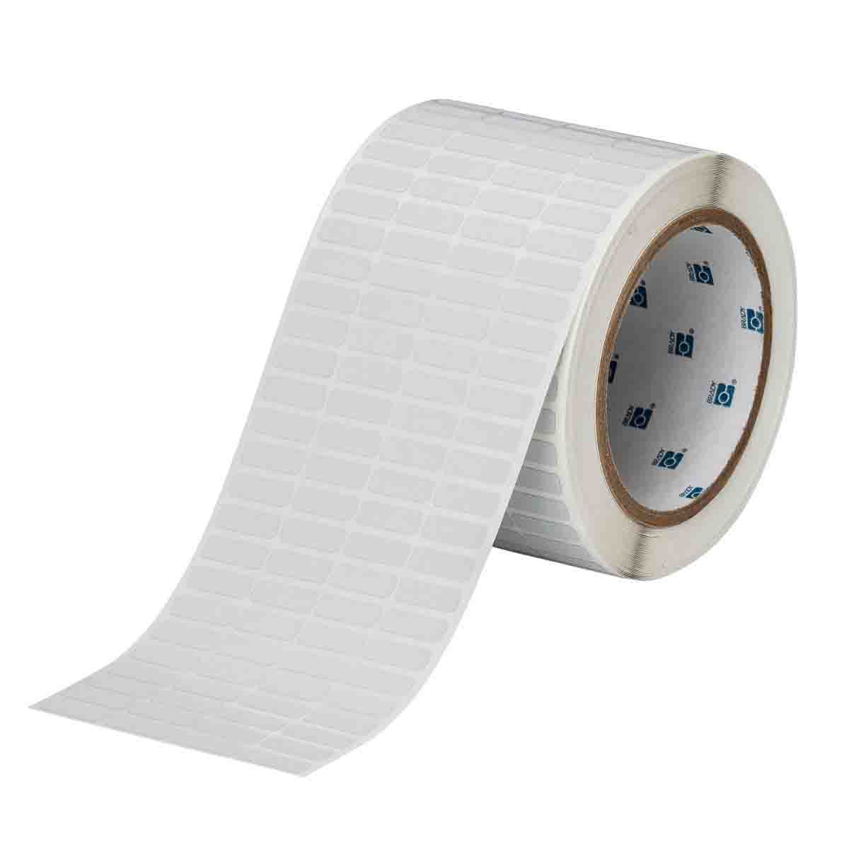 030122 - Etichette per schede elettroniche e targhe di identificazione in poliestere opaco metallizzato core 76 mm ROTOLO DA 10000 ETICHETTE