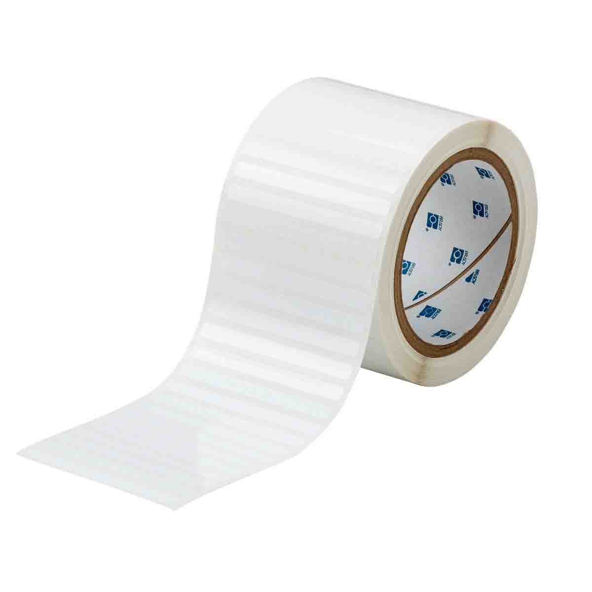 030129 - Etichette per codici a barre e pannelli solari in poliestere bianco lucido core 76 mm ROTOLO DA 2500 ETICHETTE