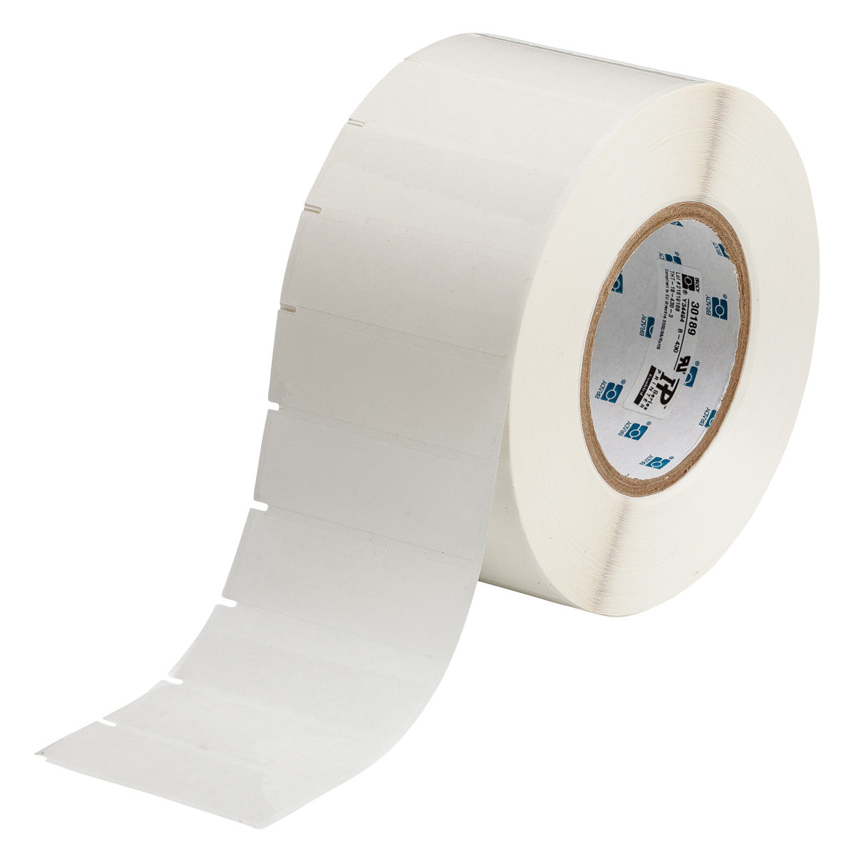 030189 - Etichette per codici a barre in poliestere trasparente core 76 mm ROTOLO DA 3000 ETICHETTE