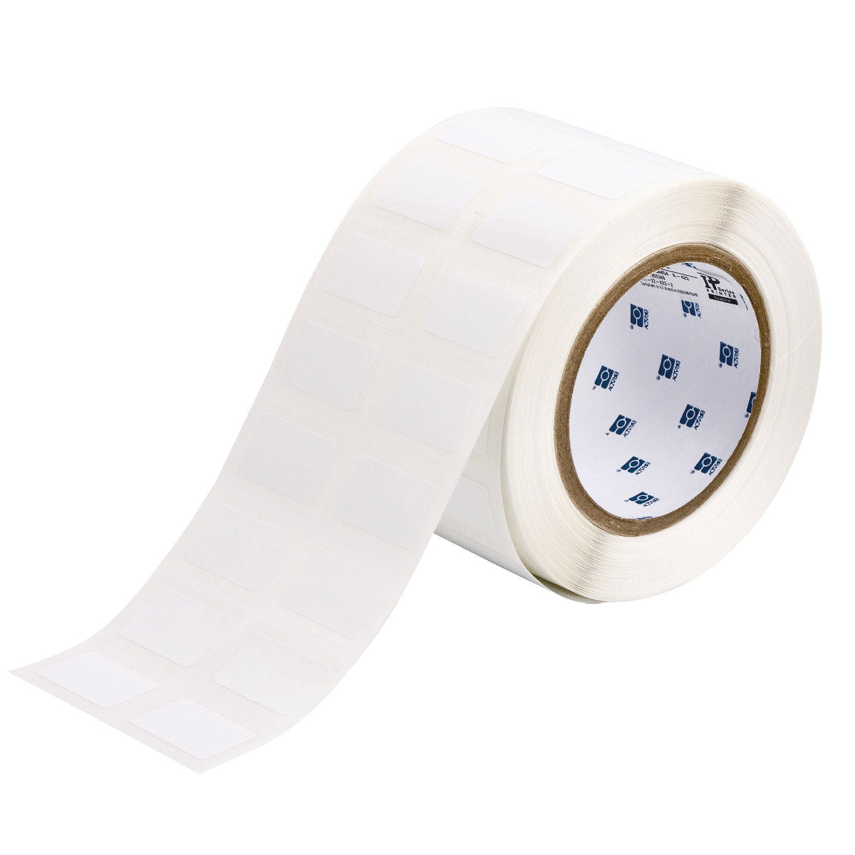 030142 - Etichette per codici a barre e pannelli solari in poliestere bianco lucido core 76 mm ROTOLO DA 2000 ETICHETTE