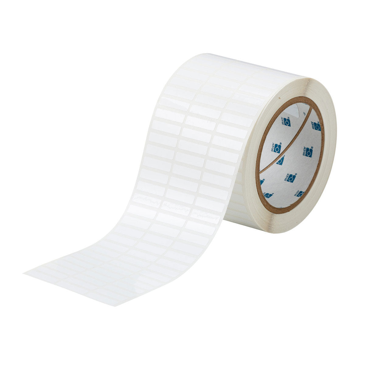 030235 - Etichette per codici a barre e pannelli solari in poliestere bianco lucido core 76 mm ROTOLO DA 10000 ETICHETTE
