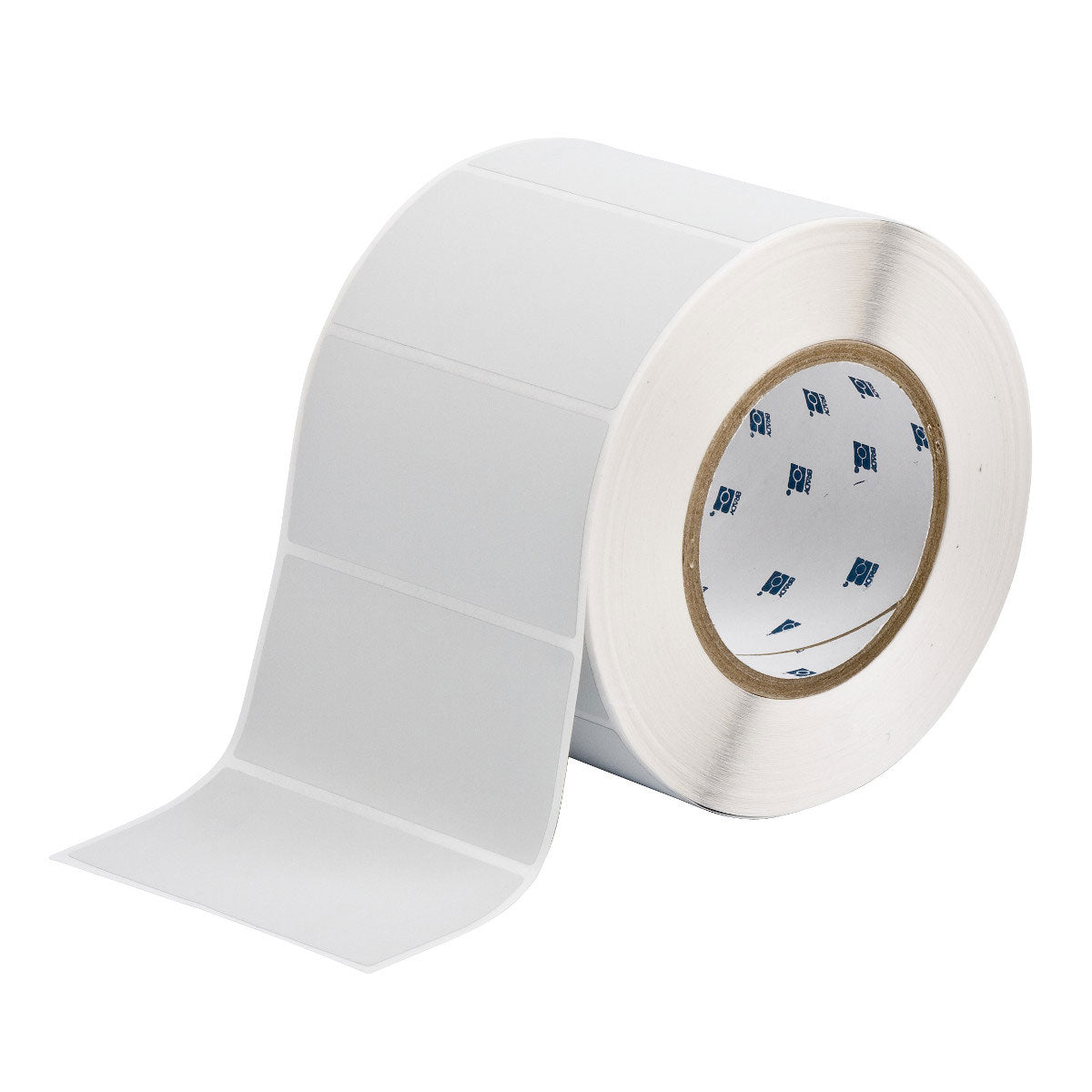 030247 - Etichette per schede elettroniche e targhe di identificazione in poliestere opaco metallizzato core 76 mm ROTOLO DA 1000 ETICHETTE