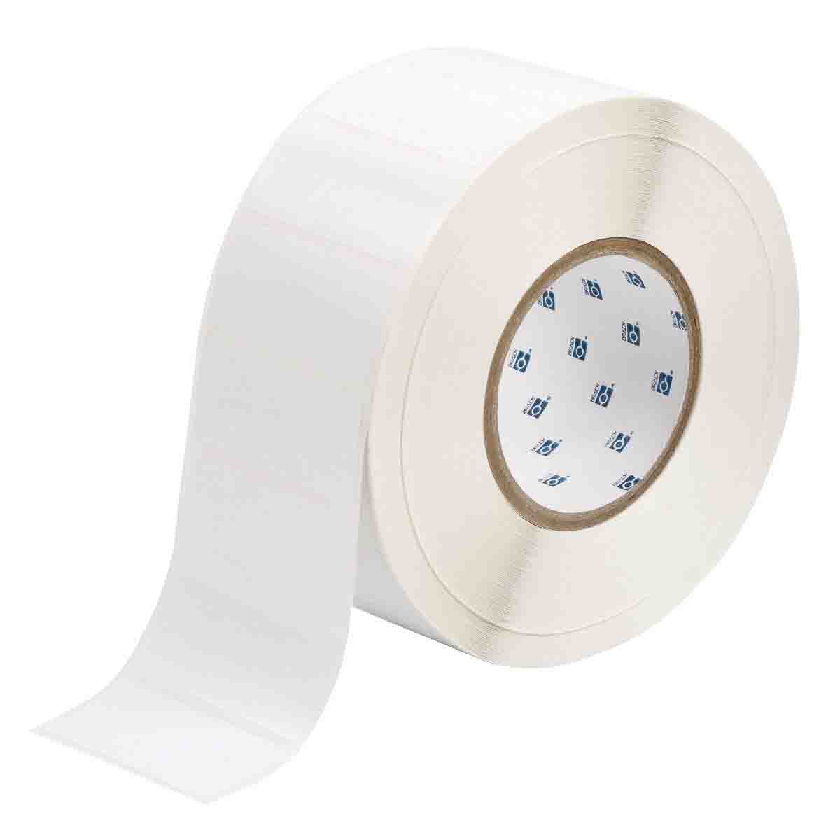 031330 - Etichette in poliestere lucido ad alta adesione con adesivo base gomma core 76 mm ROTOLO DA 3000 ETICHETTE