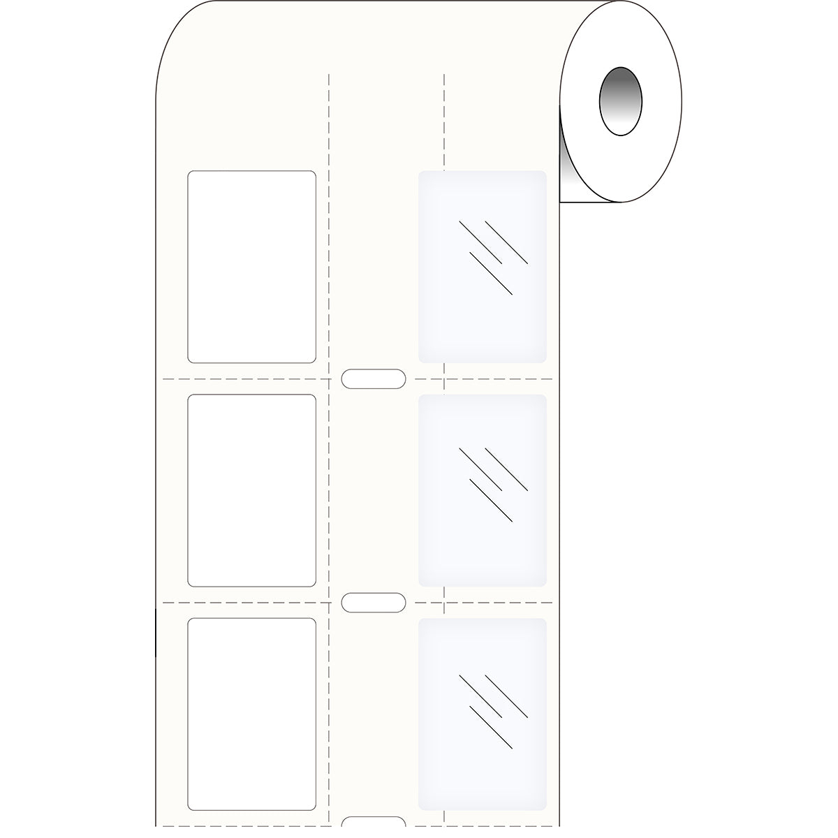 620473 - Etichette Print & Protect core 76 mm ROTOLO DA 2000 ETICHETTE