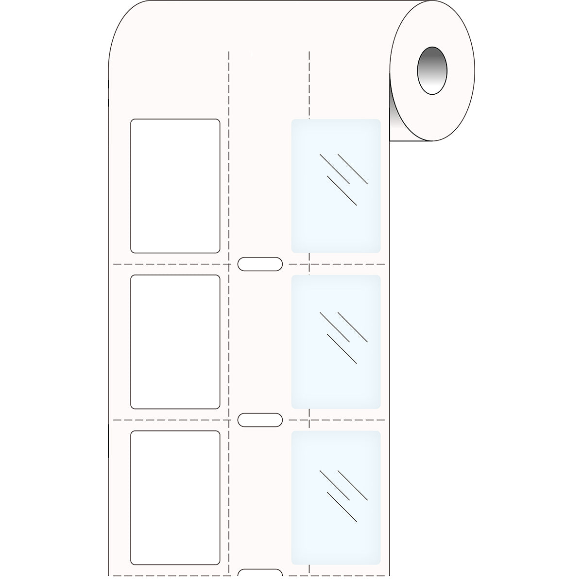 620470 - Etichette Print & Protect core 76 mm ROTOLO DA 2000 ETICHETTE