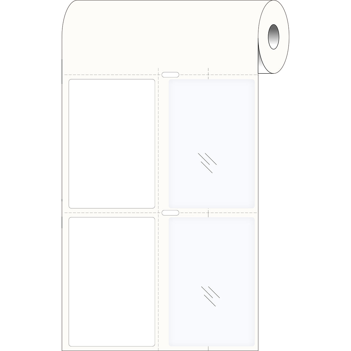 620475 - Etichette Print & Protect core 76 mm ROTOLO DA 1000 ETICHETTE