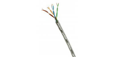 Cavo Schermato S/Ftp Categoria 6, 4Cp, Guaina Lszh, Awg 24 Mt.305 Cpr Cca