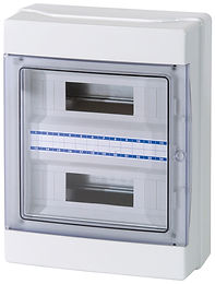 CENTRALINO STAGNO IP65 CON PORTELLO TRASP
