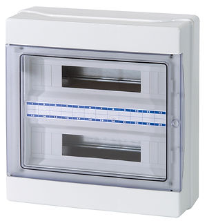 CENTRALINO STAGNO IP65 CON PORTELLO TRASP