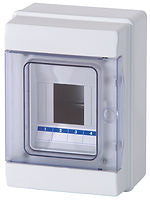 CENTRALINO STAGNO IP65 CON PORTELLO TRASP