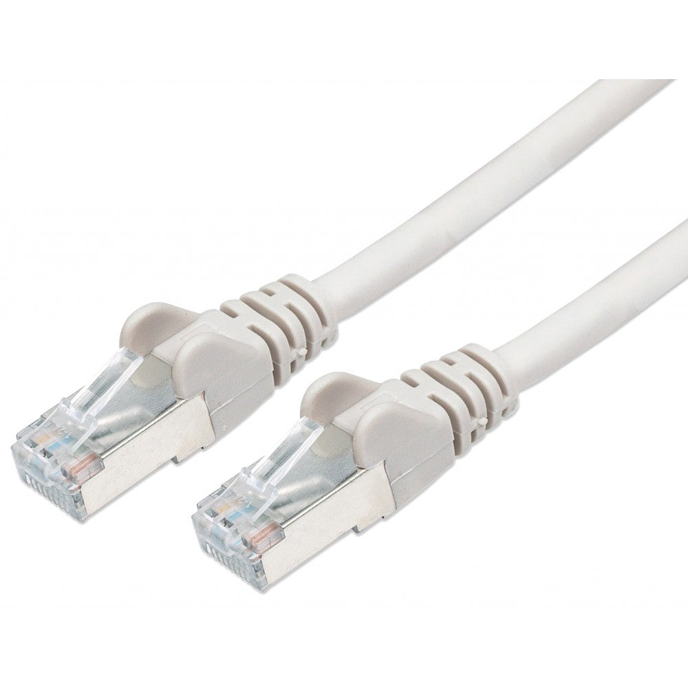 Bretella Di Permutazione Cat. 6, Utp, Colore Bianco, L. 2Mt