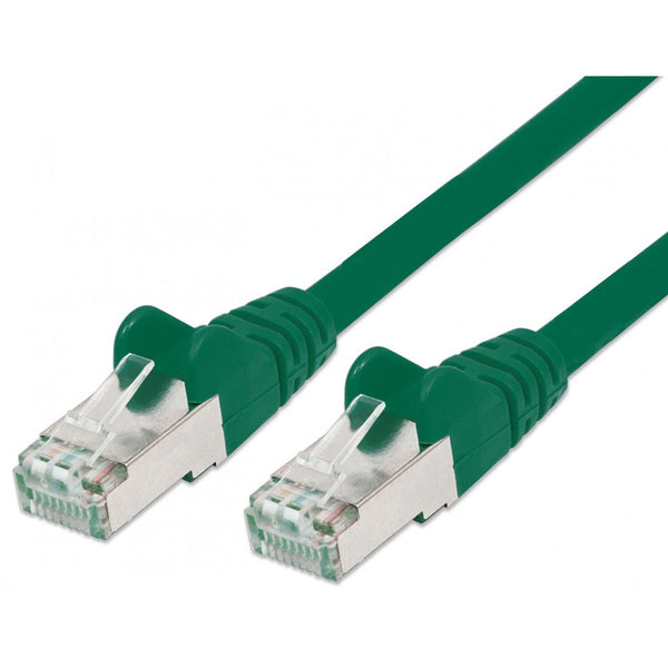 Bretella Di Permutazione Cat. 6A Utp, Colore Verde, L. 0,5Mt
