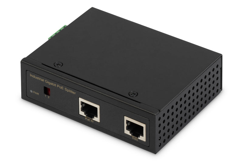 Splitter industriale Gigabit con alimentazione PoE fino a 95 Wat 802.3bt