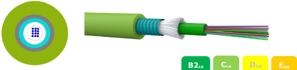 Cavo Ottico 12 Fibre Loose 50/125Um Om4 Antirodent Lszh Int/Ext Cpr B2Ca-S1A-D1-A1