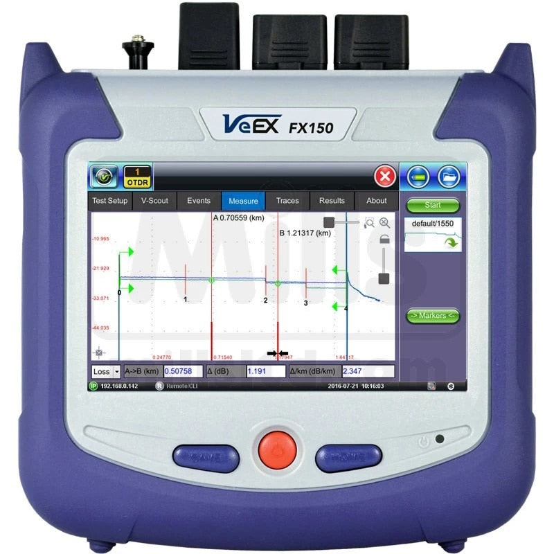 MINI OTDR PER LE RETI IN FIBRA OTTICA FTTx e METRO