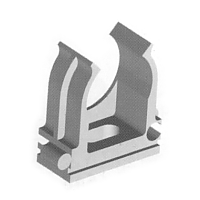 CLIPS FISSATUBO A SCATTO IN PVC AUTOESTING. GRIG.