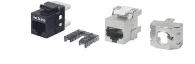 Inserto Rj45 Categoria 6, Colore Nero Utp