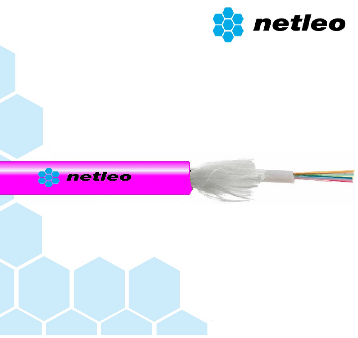 Cavo Ottico 4 Fibre Loose 50/125Um Om4 Antirodent Lszh Int/Ext