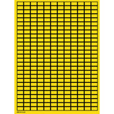 101804 - Etichette scrivibili gialle vuote PACCO DA 8100 ETICHETTE