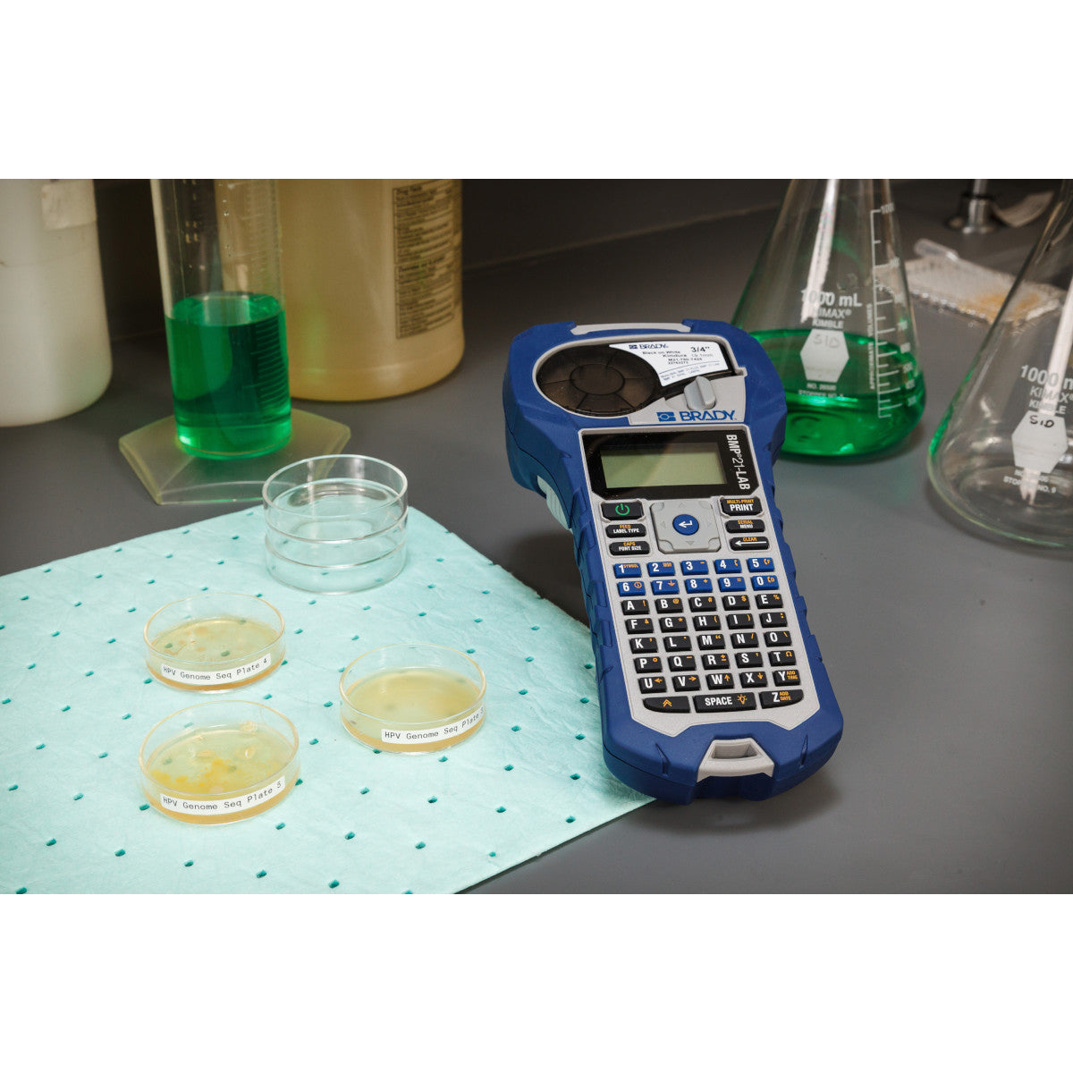 120999 - Etichette per azoto liquido e autoclave in polipropilene core 76 mm ROTOLO DA 2000 ETICHETTE