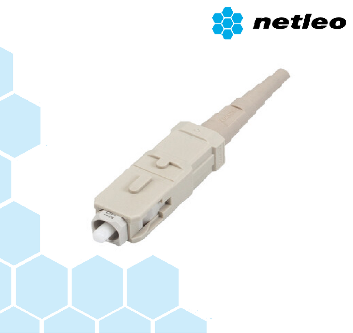 Connettore a resinare SC Simplex Multimodale con codolo 3,0mm/900 um