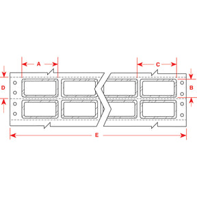 101853 - Etichette PermaShield ROTOLO DA 250 ETICHETTE
