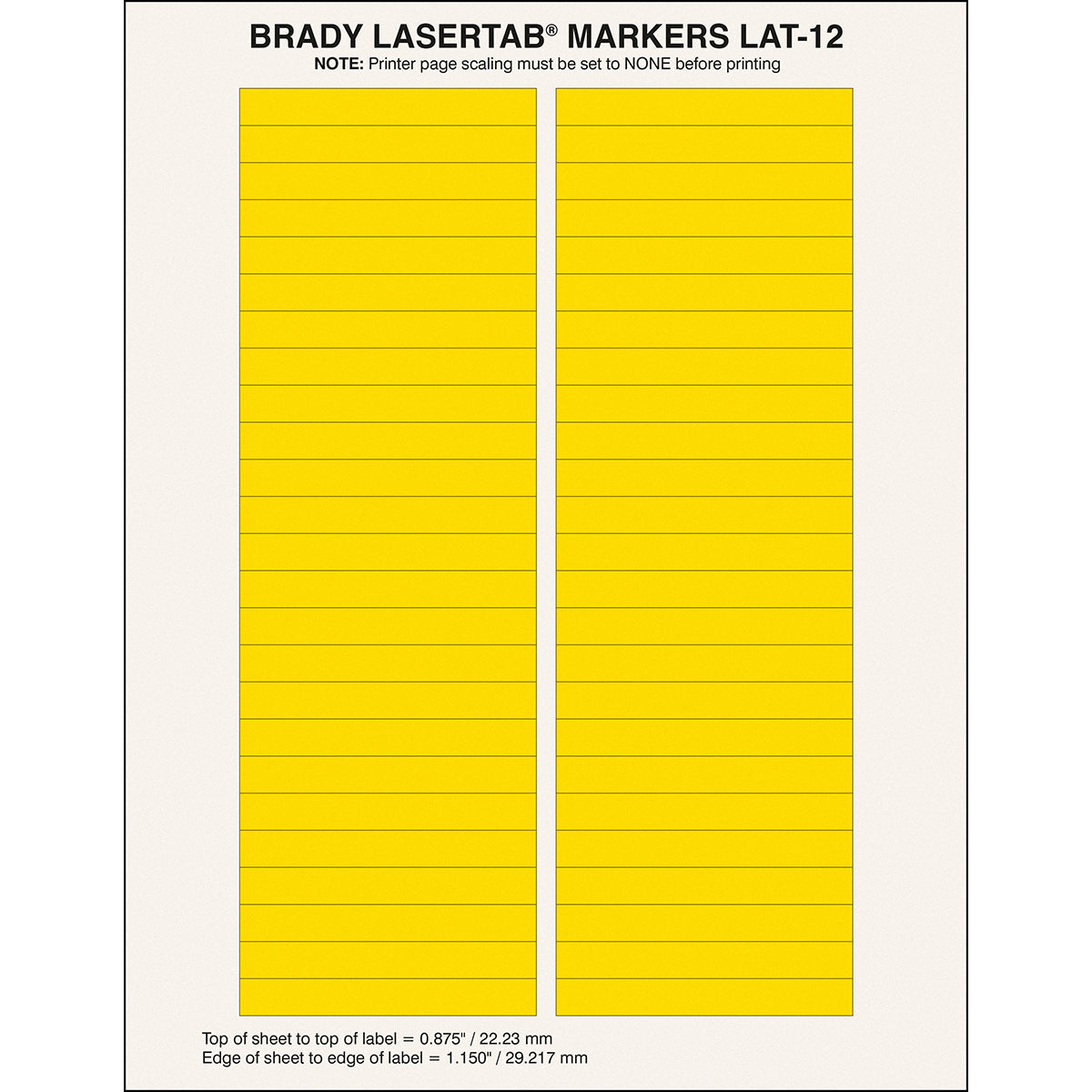 029793 - Etichette per stampa laser LaserTab PACCO DA 2500 ETICHETTE