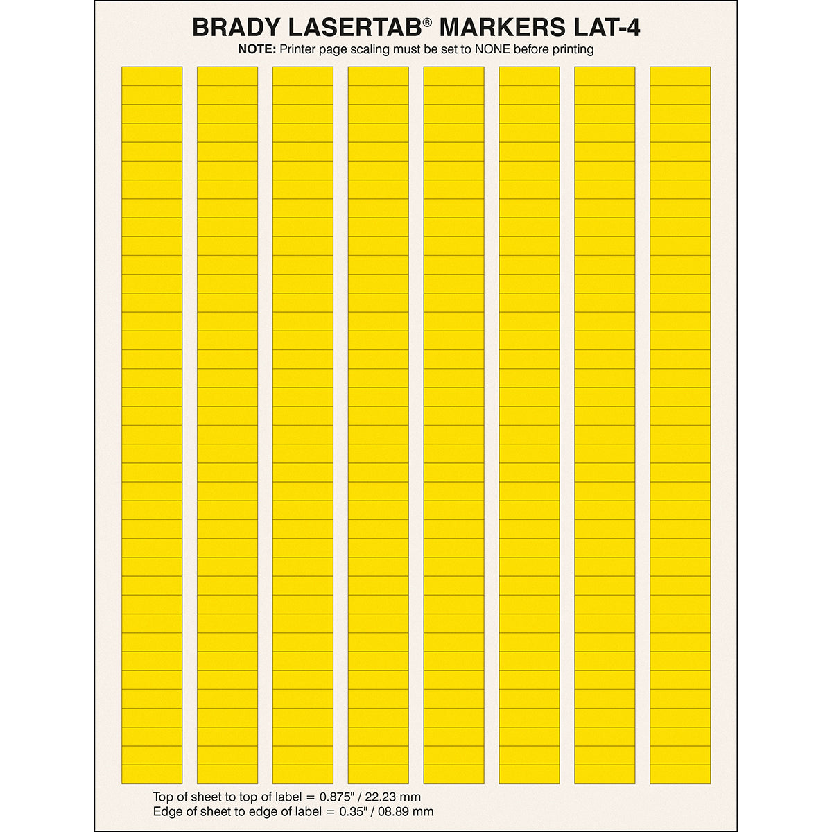 029786 - Etichette in poliestere serie LaserTab PACCO DA 10032 ETICHETTE