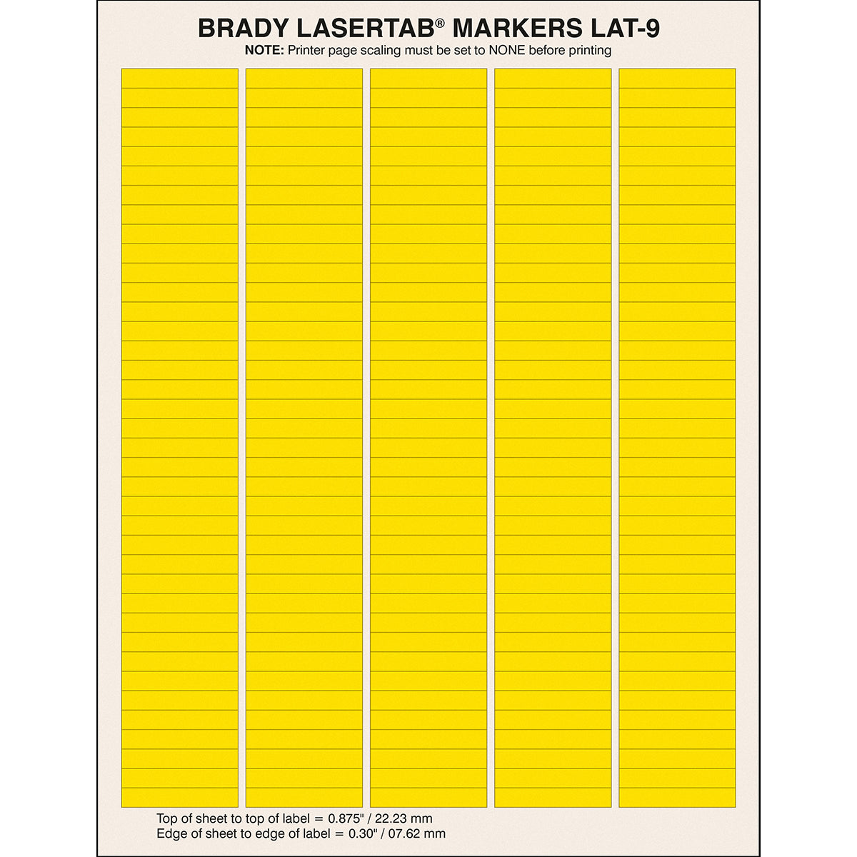 029791 - Etichette in poliestere serie LaserTab PACCO DA 10070 ETICHETTE