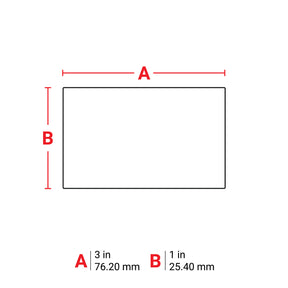 035656 - Etichette in carta riposizionabili core 76 mm ROTOLO DA 3000 ETICHETTE