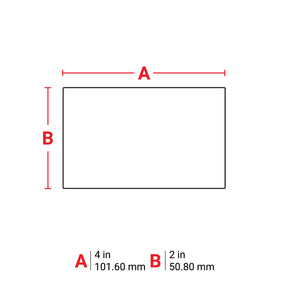 030246 - Etichette in carta con adesivo base gomma core 76 mm ROTOLO DA 1000 ETICHETTE