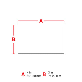 067108 - Etichette per identificazione generale in poliestere opaco ultra-aggressivo bianco opaco core 76 mm ROTOLO DA 1000 ETICHETTE