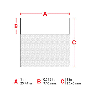 115108 - Etichette wrap around in vinile autolaminanti, bulk, per BMP61 BMP71 ROTOLO DA 2500 ETICHETTE