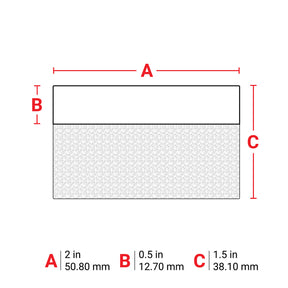 805030 - Etichette per fili e cavi in vinile autolaminanti Wraptor ROTOLO DA 3600 ETICHETTE