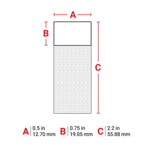 062359 - Etichette per laboratori in poliestere autolaminanti core 76 mm ROTOLO DA 3000 ETICHETTE