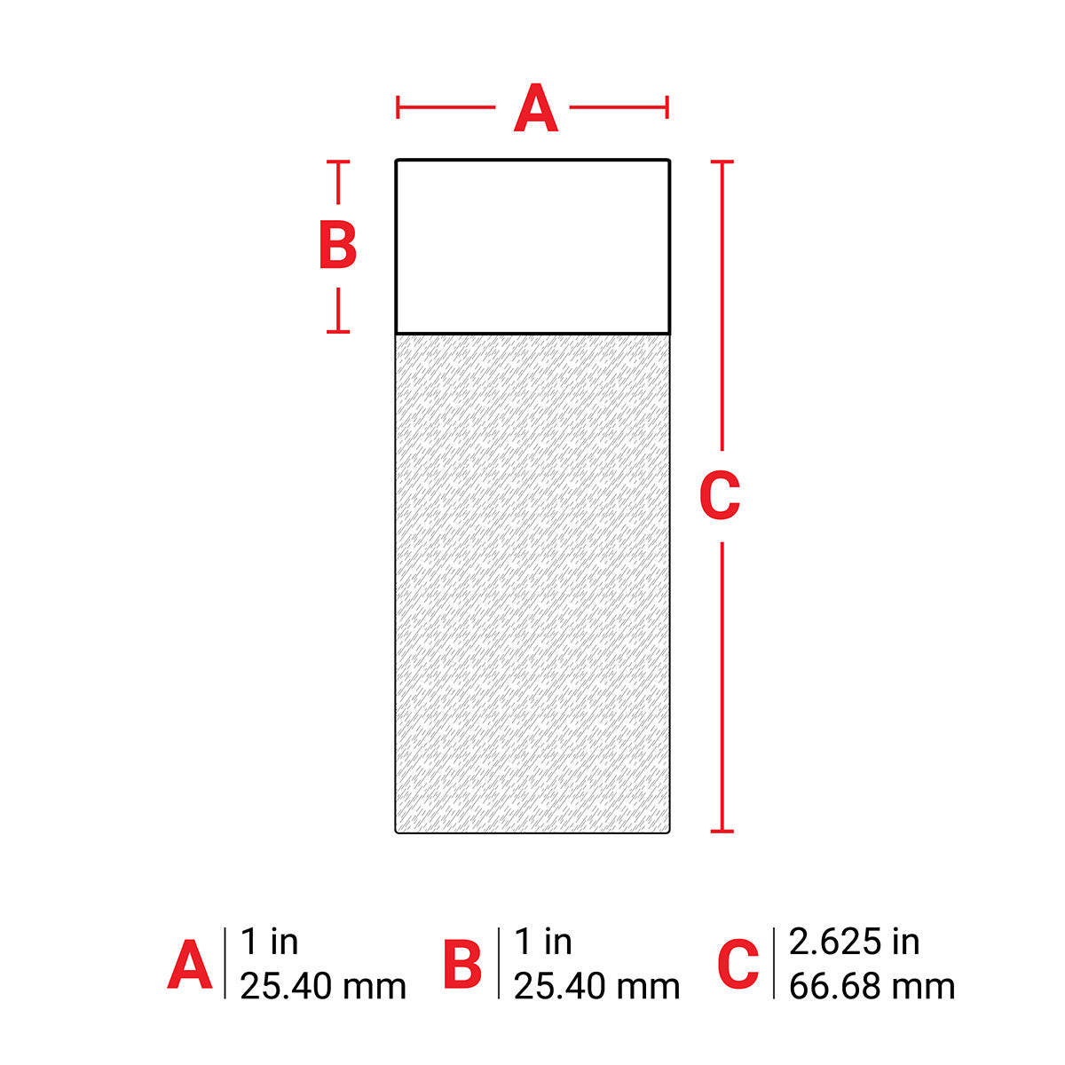 062260 - Etichette per laboratori in poliestere BMP71 BMP61 M611 ROTOLO DA 100 ETICHETTE