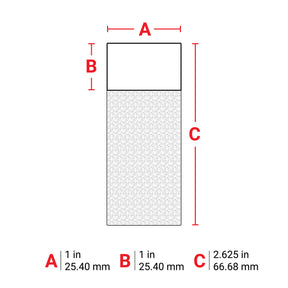 062260 - Etichette per laboratori in poliestere BMP71 BMP61 M611 ROTOLO DA 100 ETICHETTE